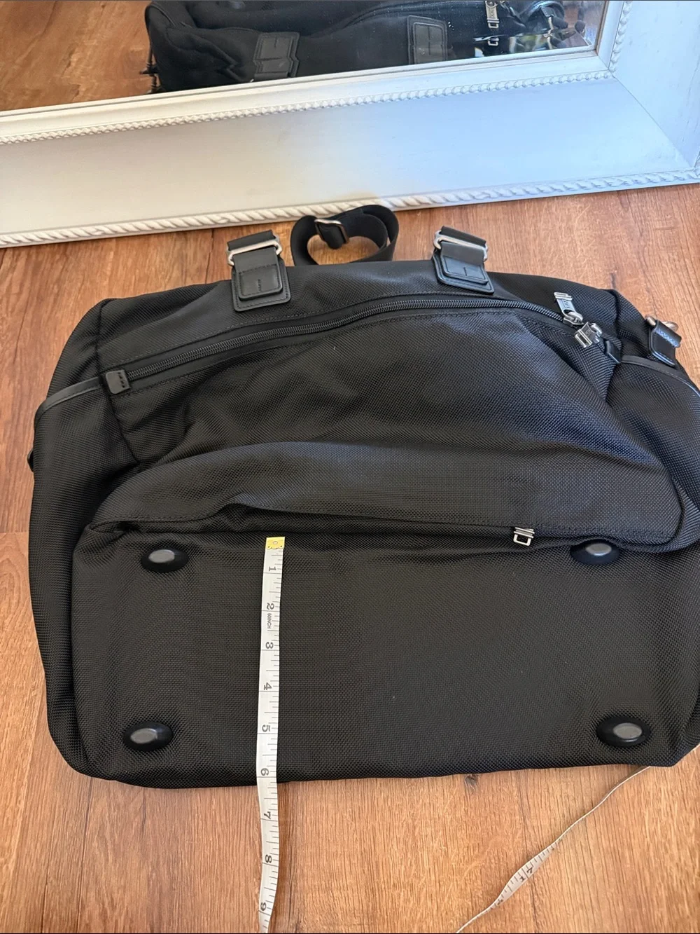 Tumi black Messenger Bag /tote